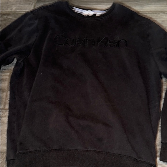 Calvin Klein Black Crewneck Sweat shirt mens xxl - Picture 1 of 4